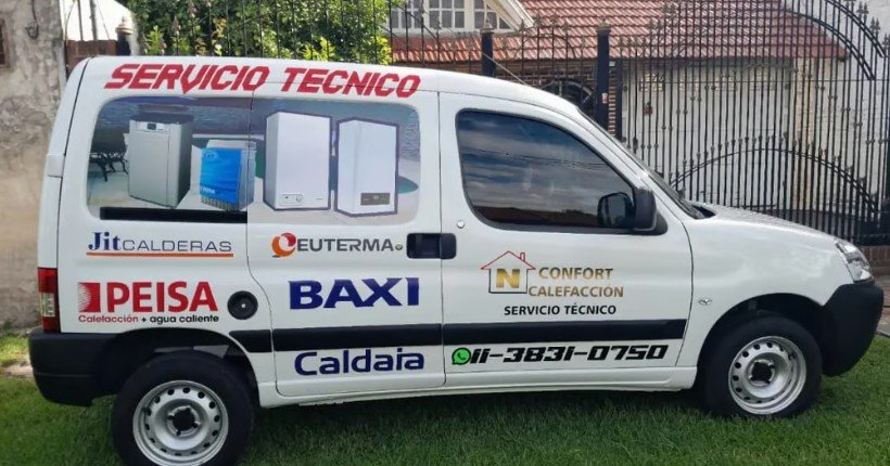 Vehículo de service técnico Confort Calefacción